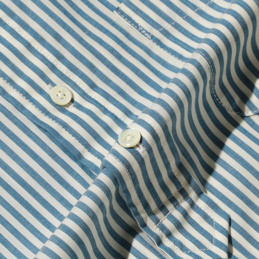 B.D. Pullover Classic-fit Wool Stripe Shirt