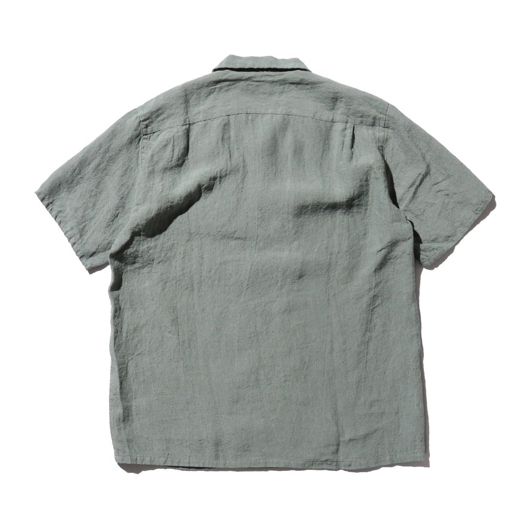 Open Collar 1/40 Linen Shirt