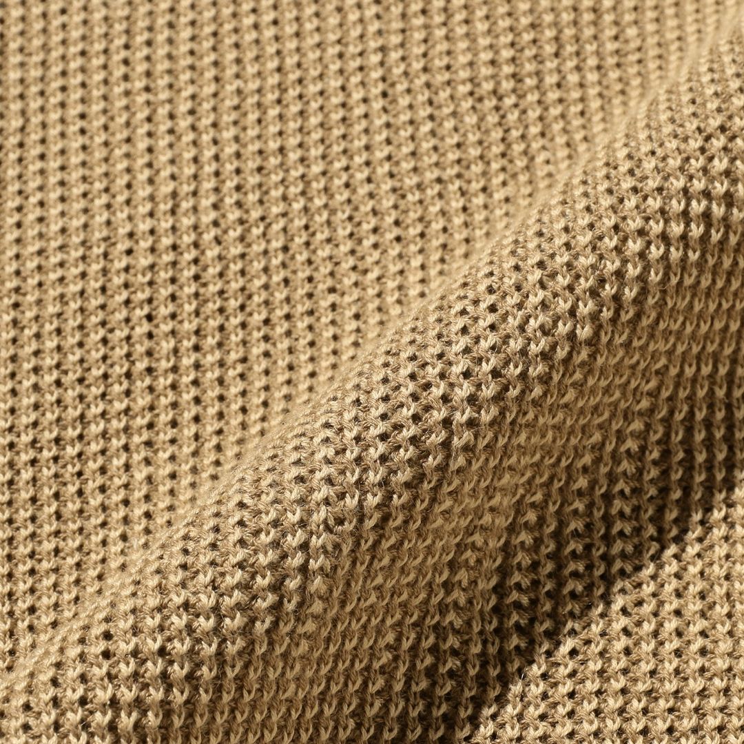 Zip Knit Polo Shirt