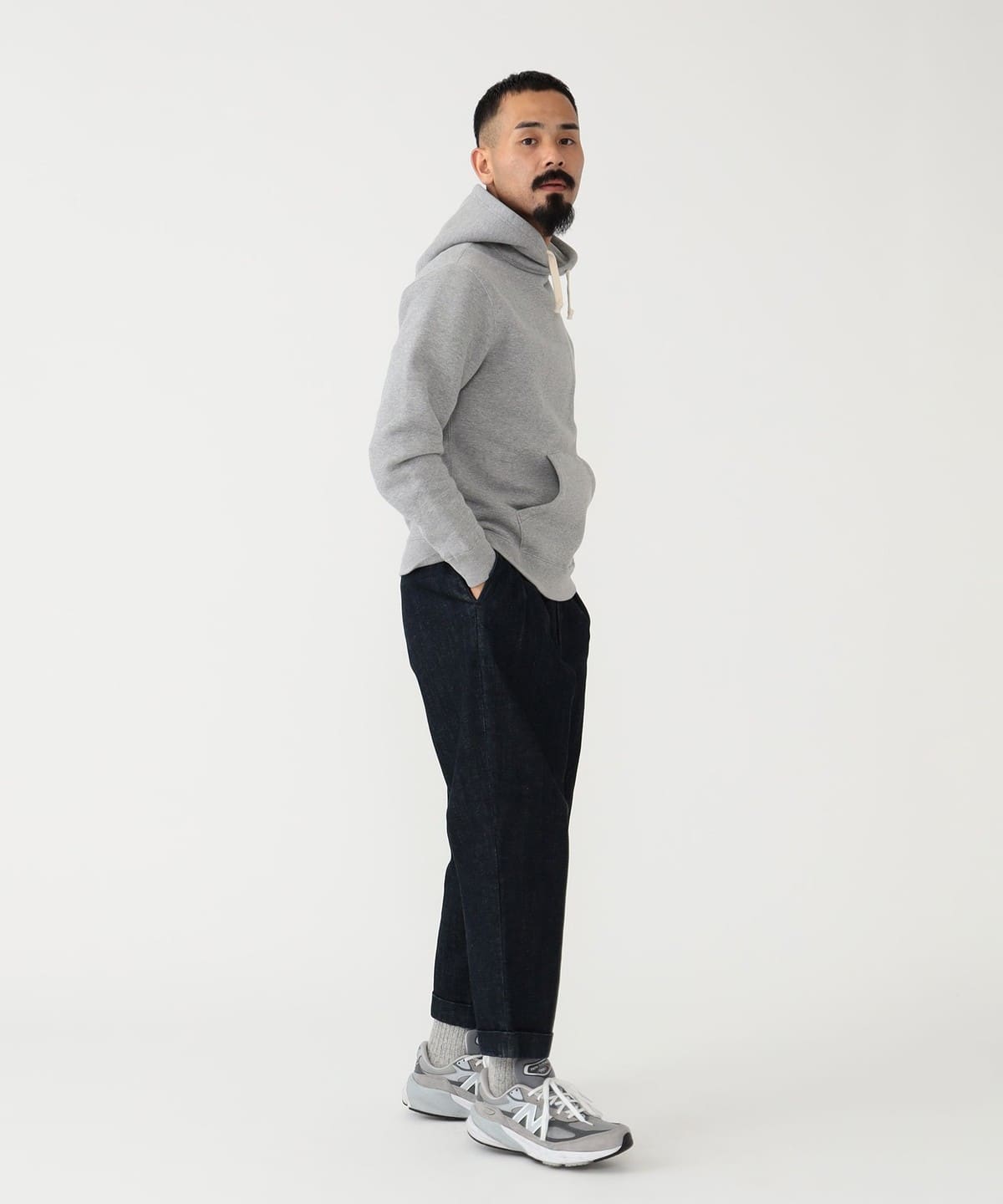 Beams Plus 2 Pleats Tapered Denim | thegoodlife. UAE