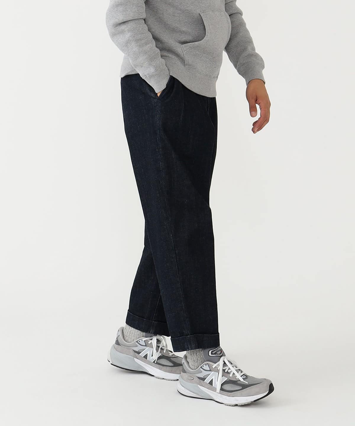 Beams Plus 2 Pleats Tapered Denim | thegoodlife. UAE