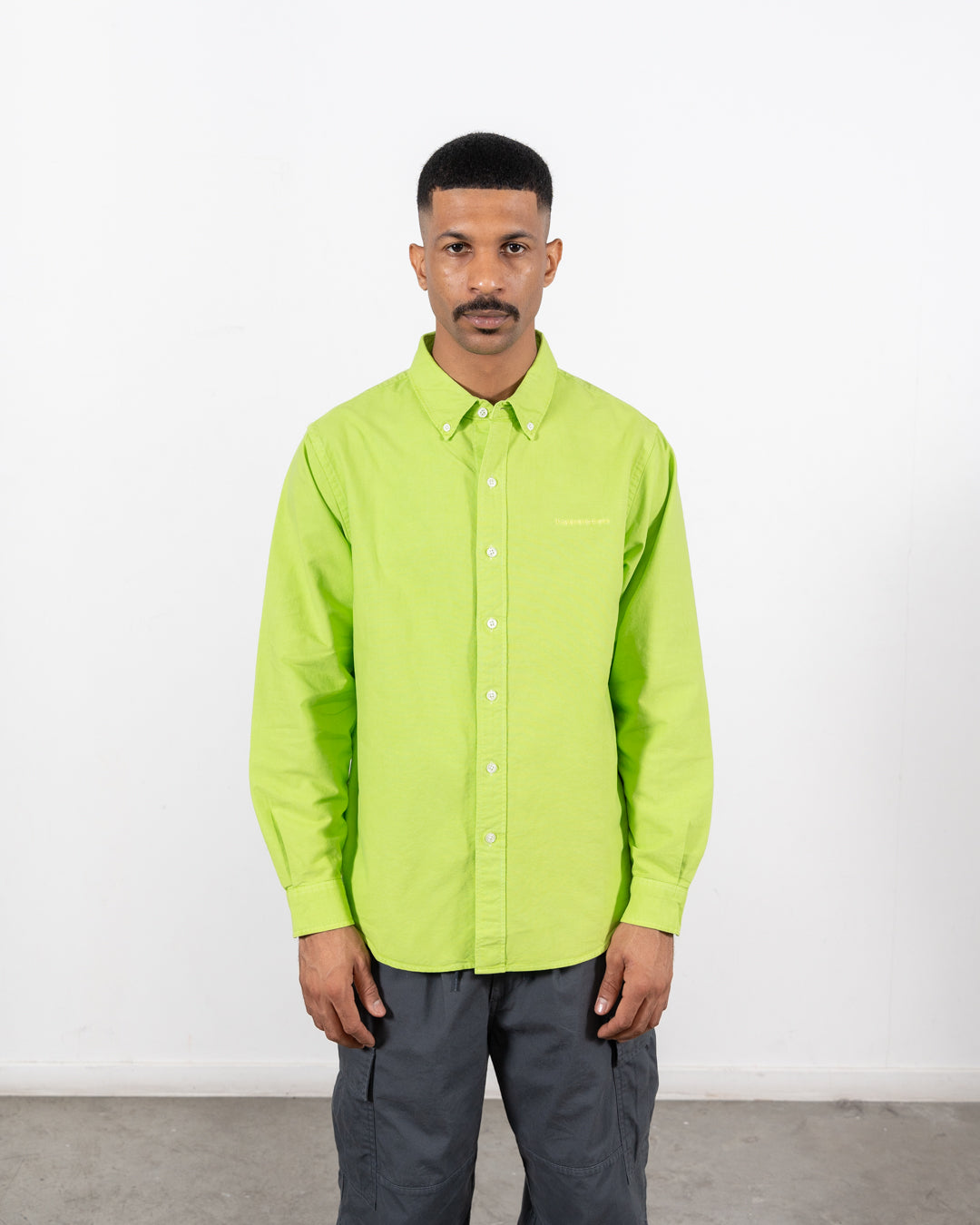 thisisneverthat - Overdyed T-Logo Oxford Shirt - Shirt - thegoodlife.