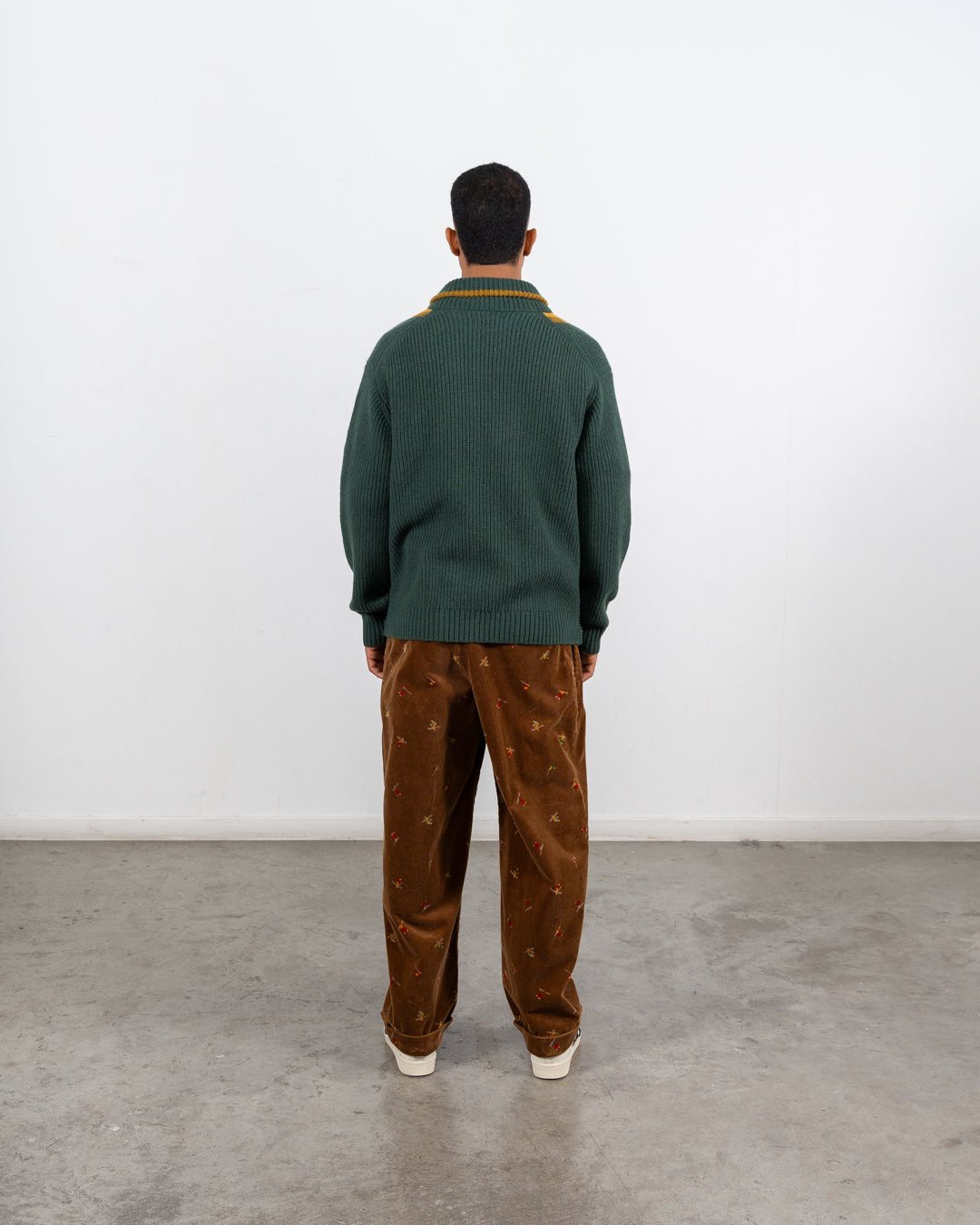 Beams Plus - Full Zip Shawl Collar Knit - Sweater - thegoodlife.
