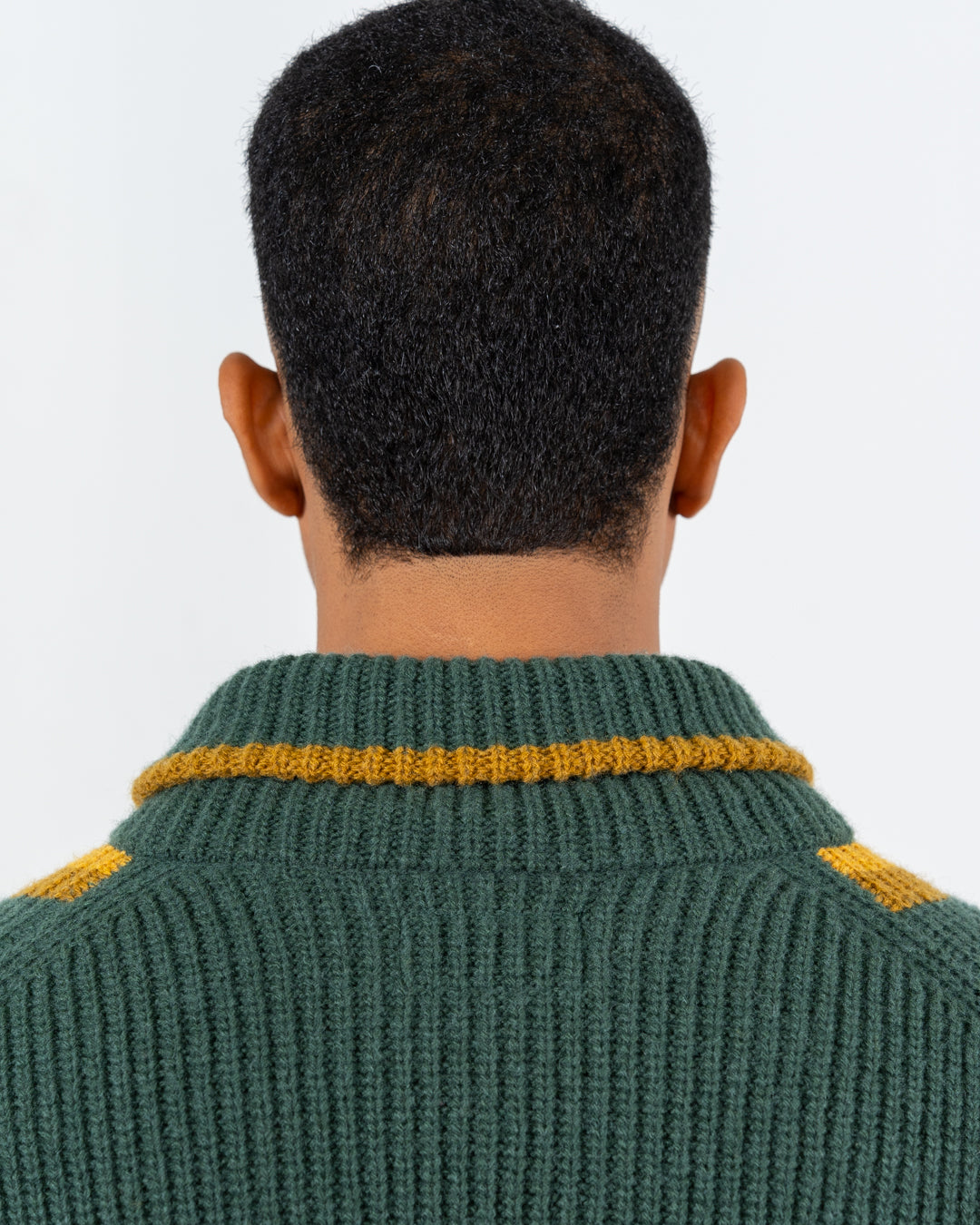 Beams Plus - Full Zip Shawl Collar Knit - Sweater - thegoodlife.