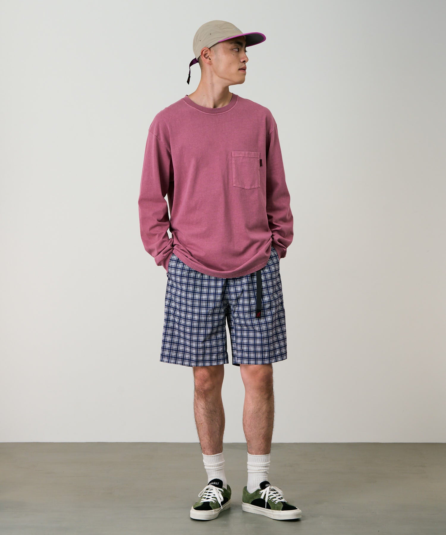 Checkered Shell Short