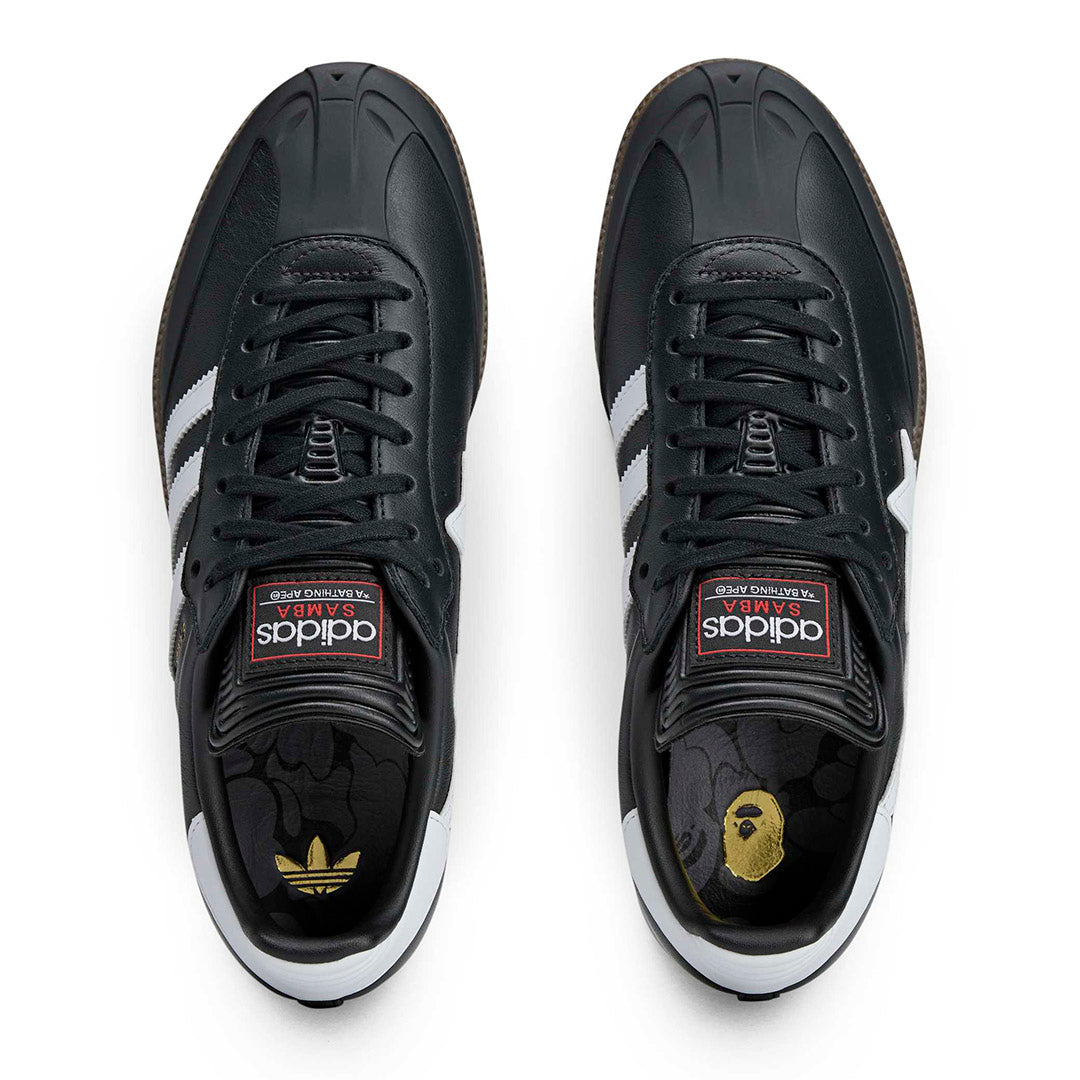 adidas Samba BAPE Sneakers Core Black Cloud White Gum