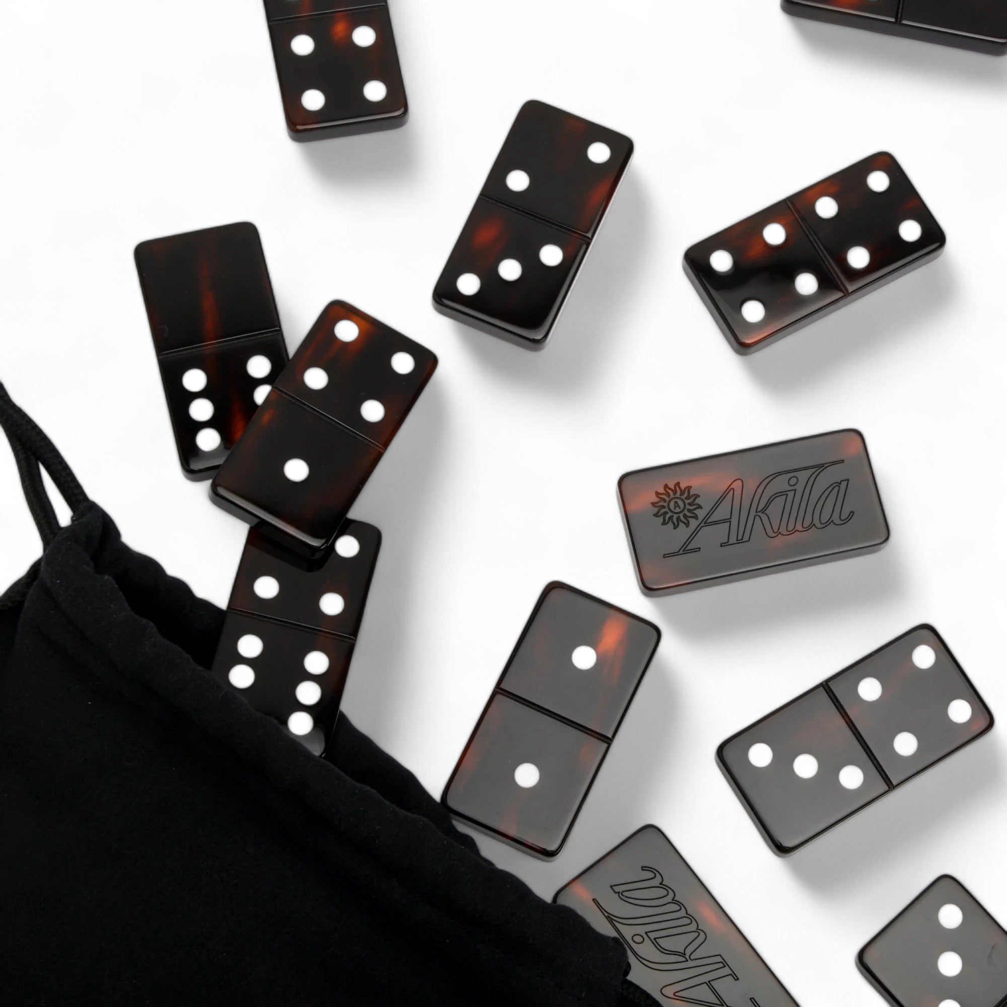 Akila - Acetate Domino Set - Games - thegoodlife.