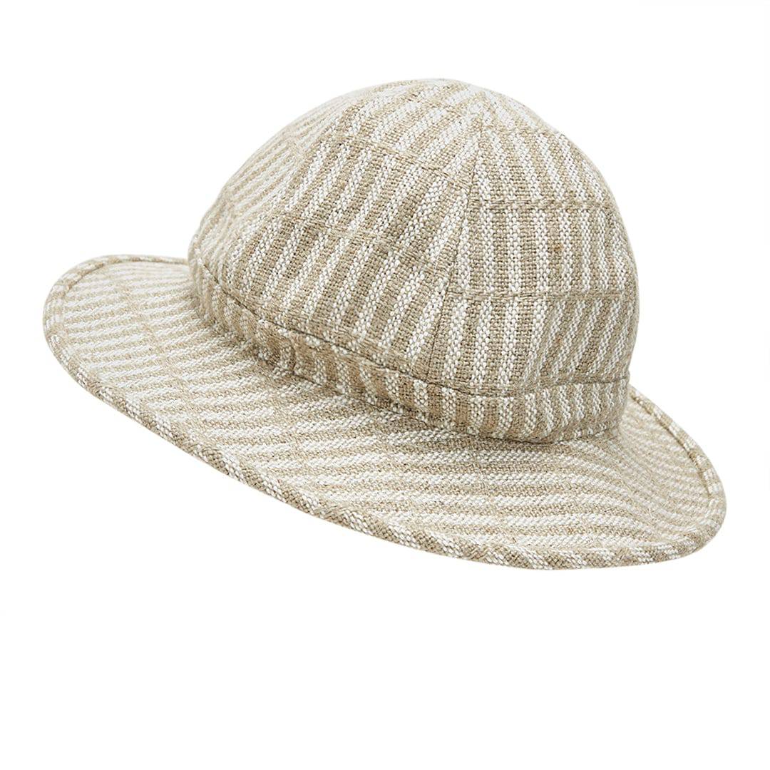 Beams Plus - Mil Hat Linen Hickory Stripe - Caps & Hats - thegoodlife.