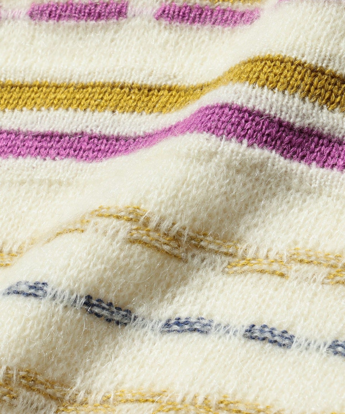 Beams Plus Crew Jacquard Stripe | thegoodlife. UAE