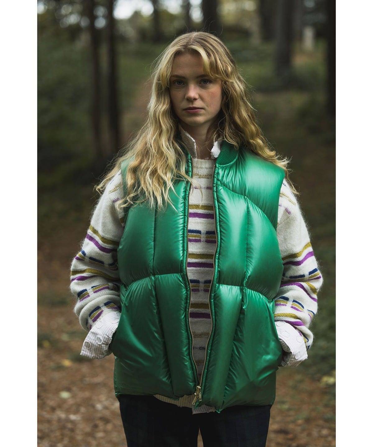 Beams Plus Crew Jacquard Stripe | thegoodlife. UAE