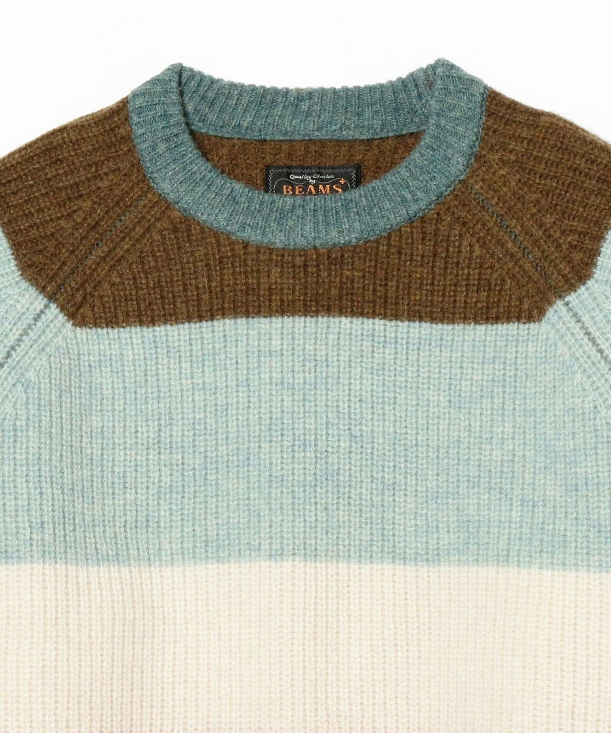 Beams Plus Crew Multi Stripe 5G | thegoodlife. UAE