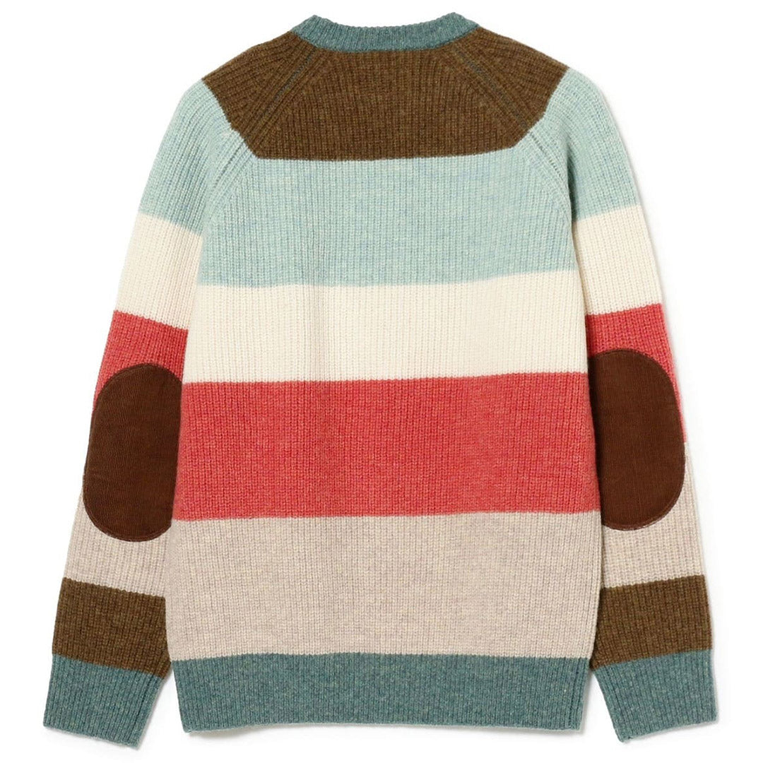 Beams Plus Crew Multi Stripe 5G | thegoodlife. UAE