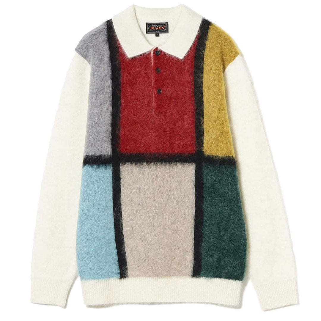 Beams Plus Knit Polo Shaggy | thegoodlife. UAE