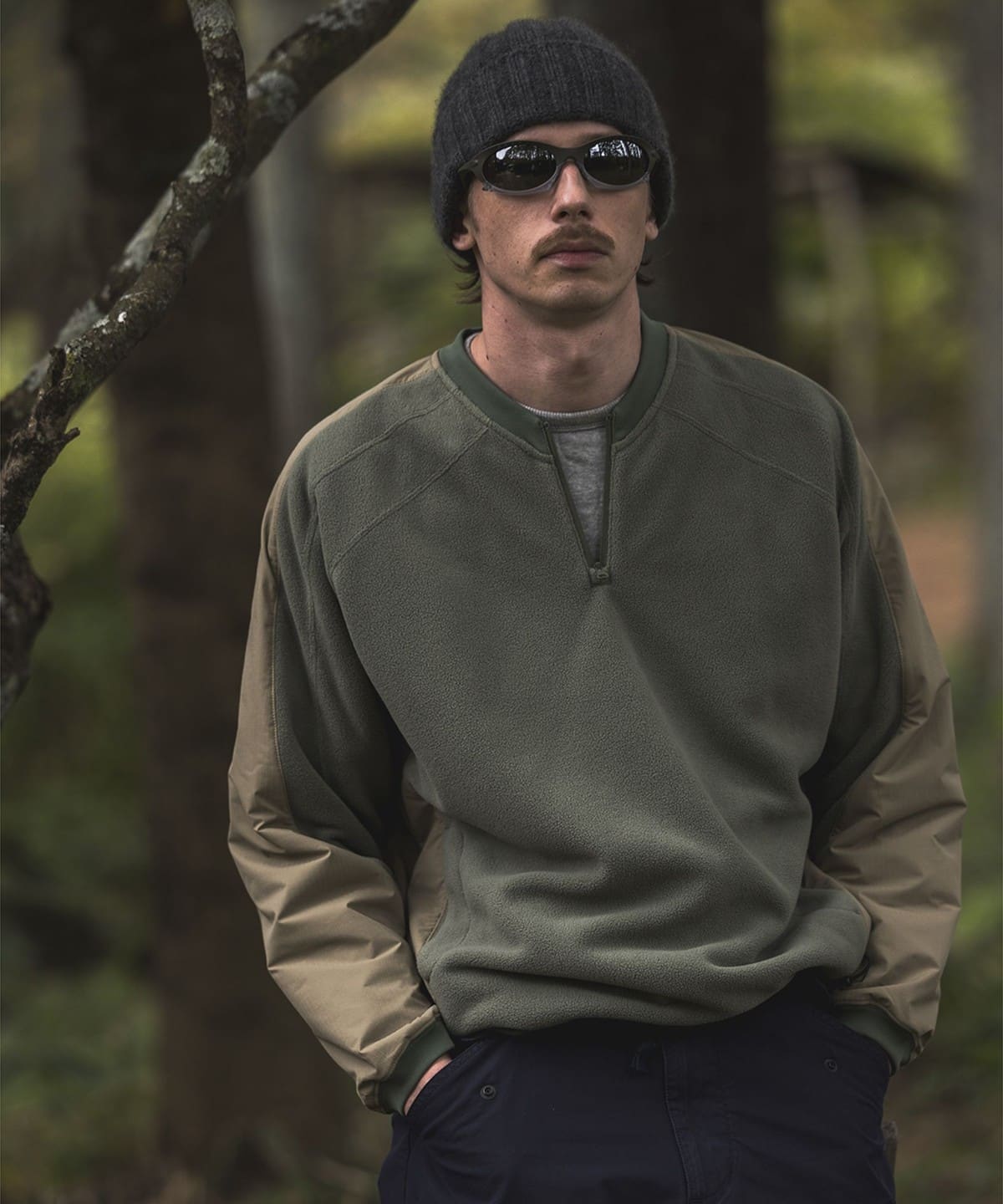 Beams Plus MIL Athletic Half Zip Fleece | thegoodlife. UAE