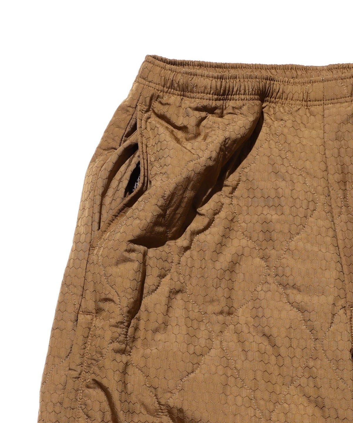 Beams Plus MIL Athletic Pants Quilt Hexagon Jacquard Nylon | thegoodlife. UAE
