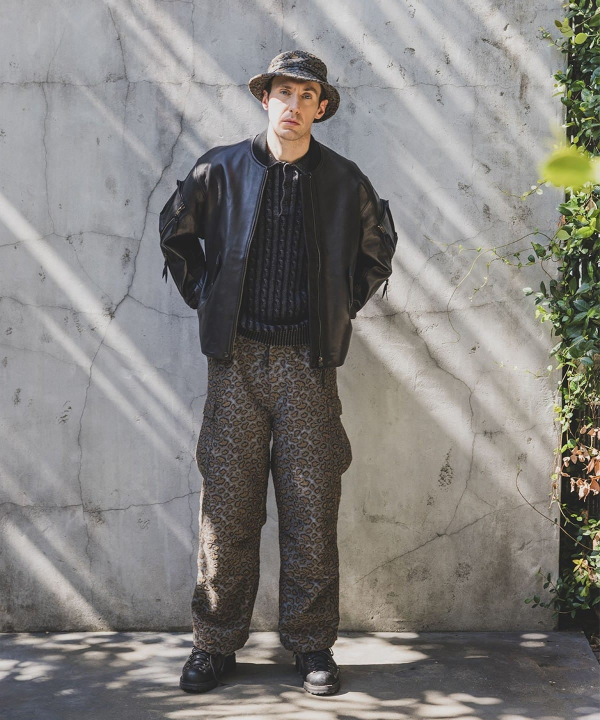 Beams Plus MIL Over 6 Pockets Camo Jacquard in Brown for Men