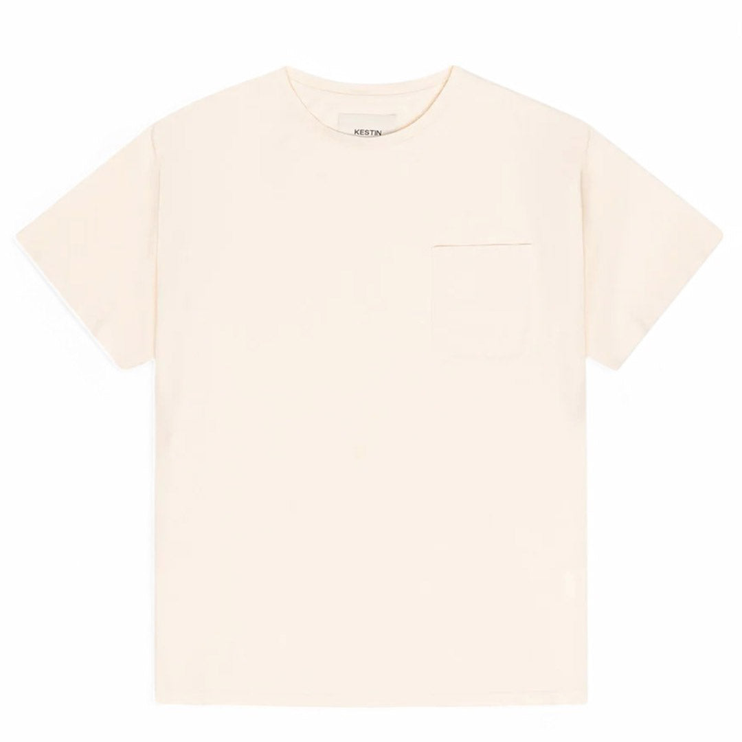 Fly Tee In Ecru Heavyweight Cotton