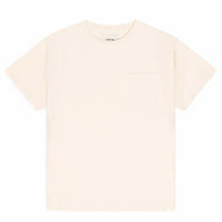 Fly Tee In Ecru Heavyweight Cotton