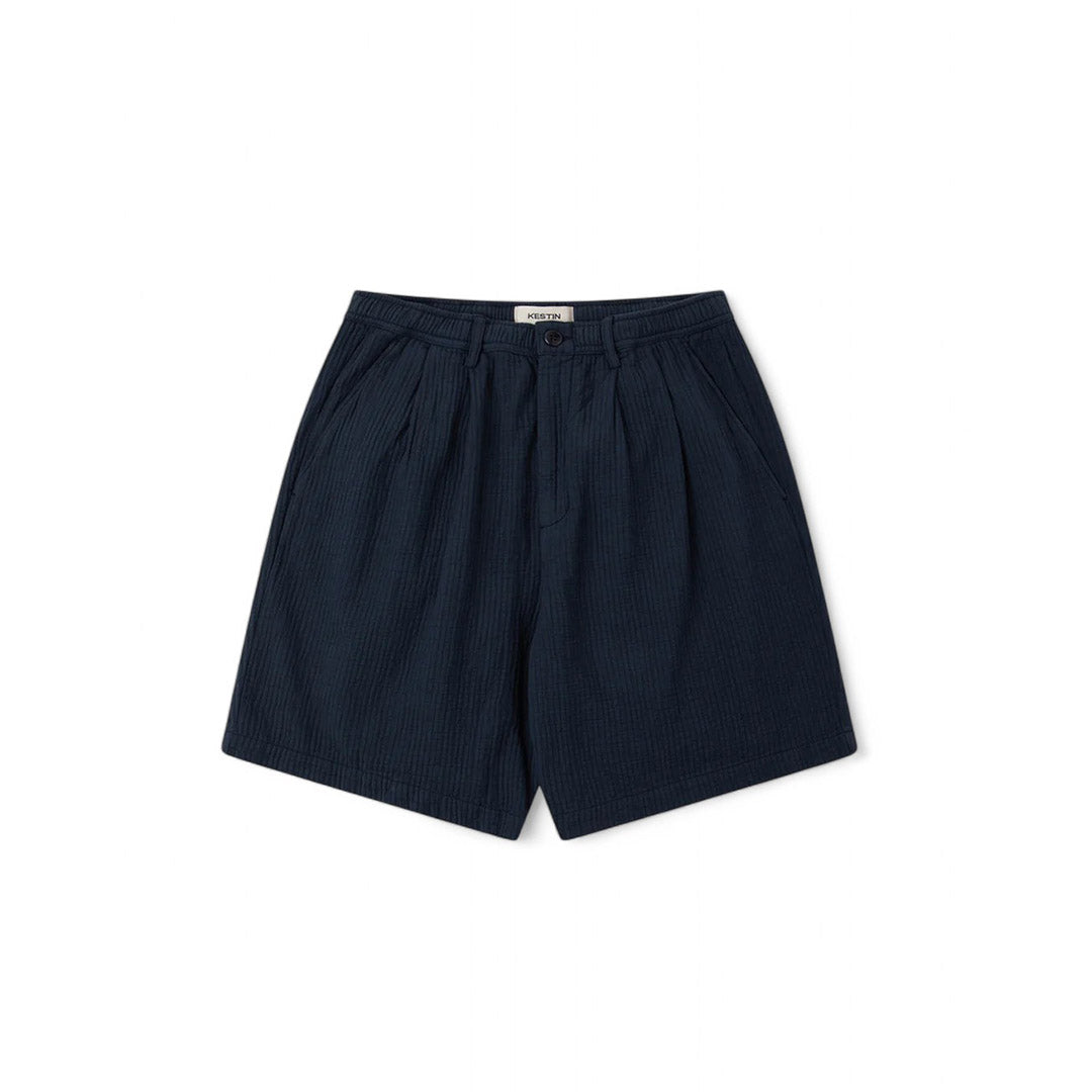 Mhor Short in Washed Navy Matchstick