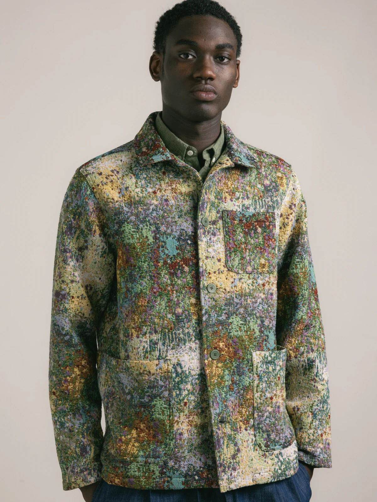 Ormiston Jacket In Multi Jacquard