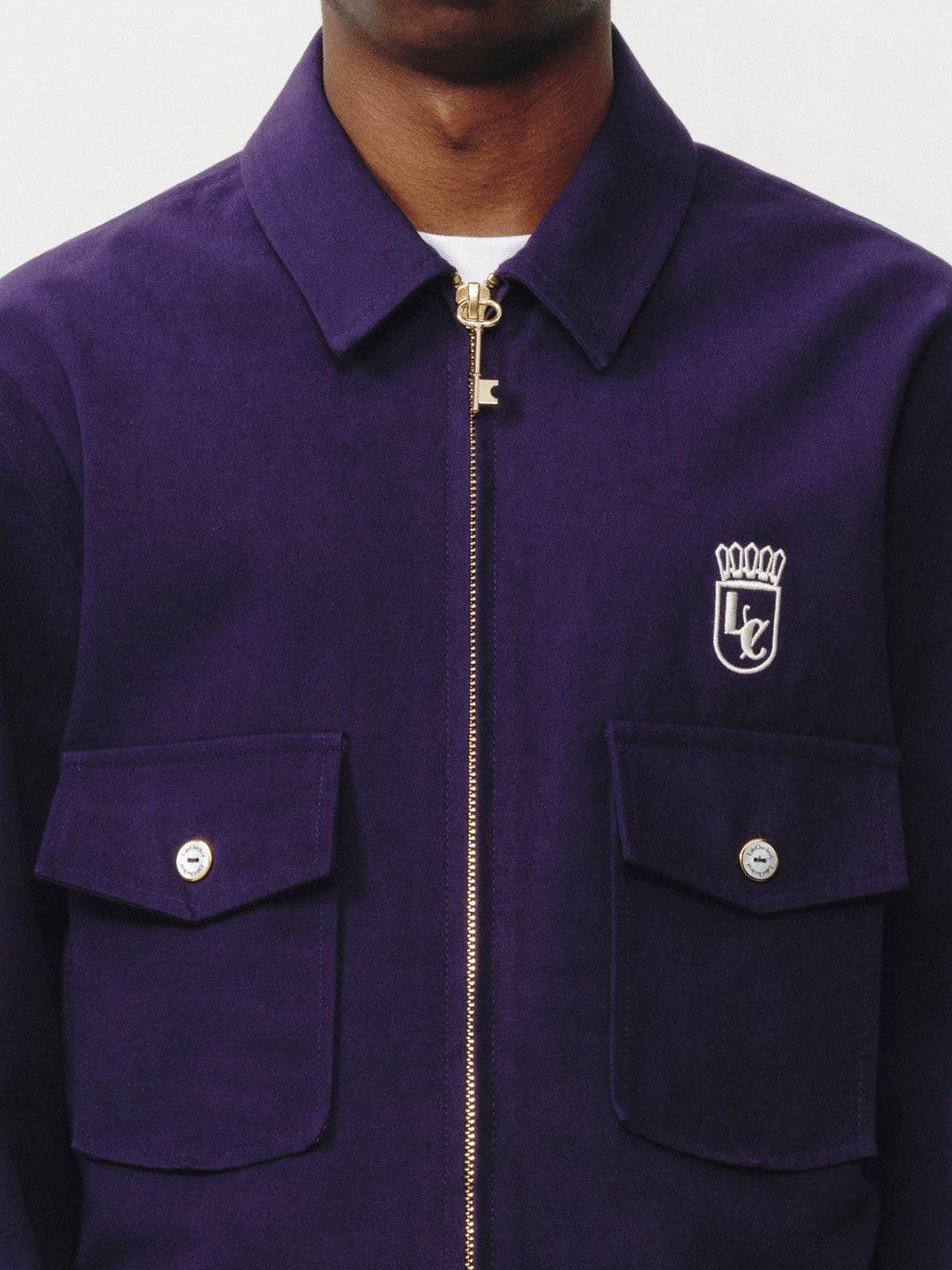 Late Checkout - Purple Work Jacket - Jacket - thegoodlife.