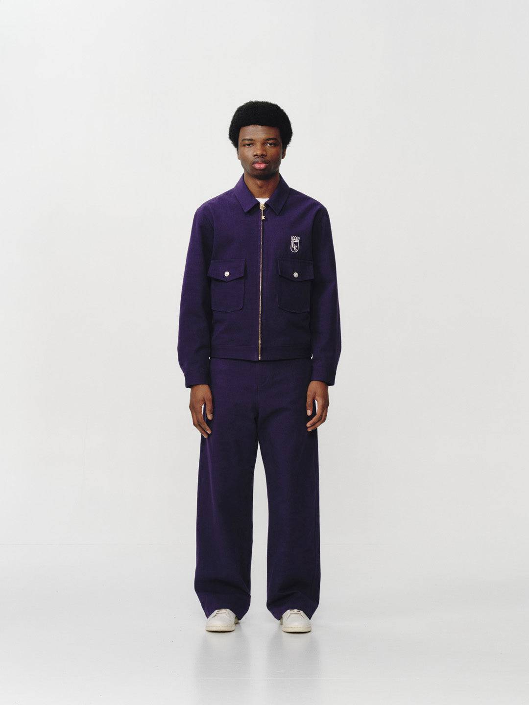 Late Checkout - Purple Work Jacket - Jacket - thegoodlife.