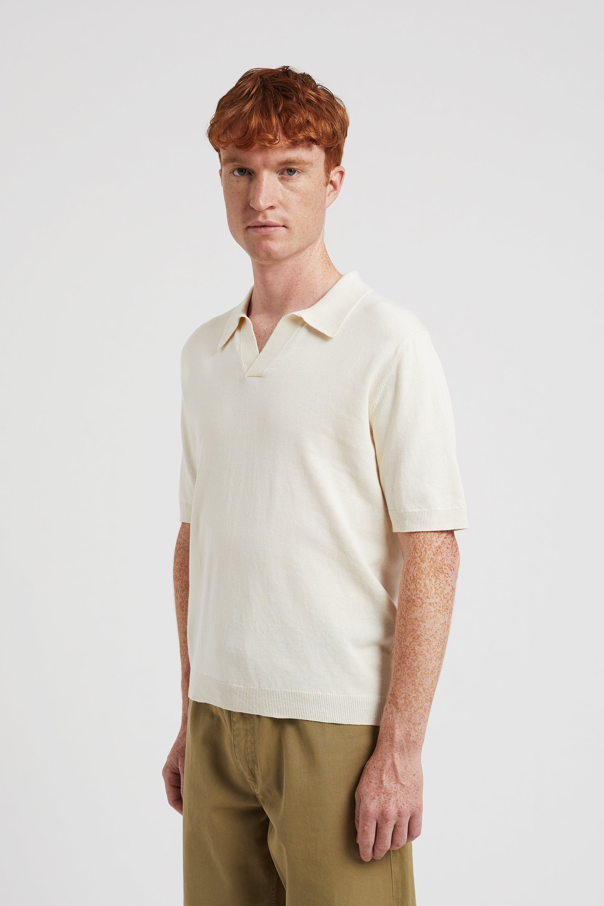 Leif Cotton Linen Polo
