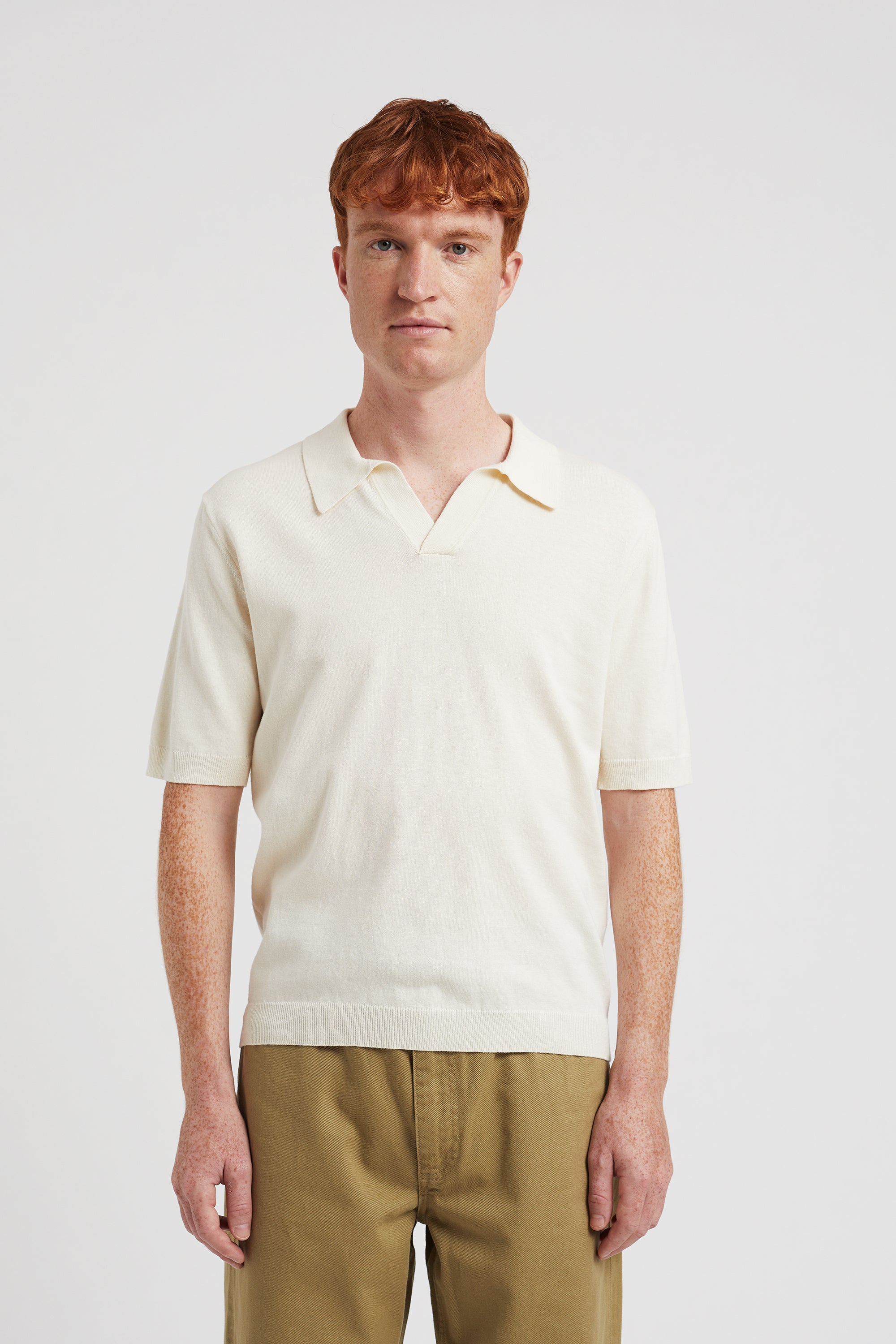Leif Cotton Linen Polo