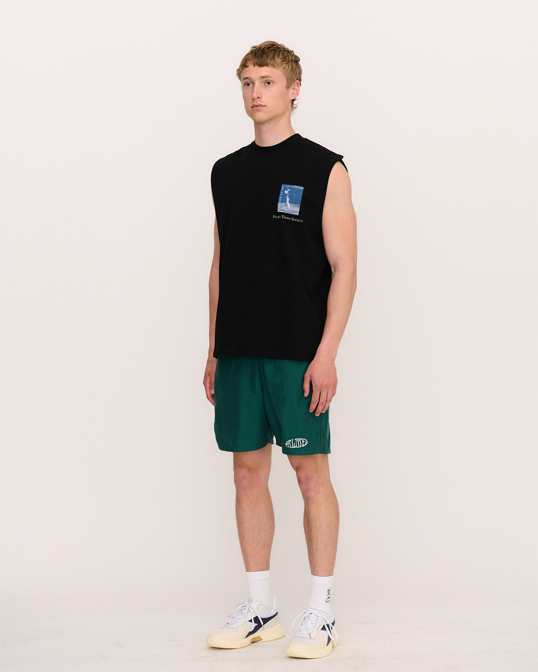 Palmes Celebration Sleeveless T-Shirt | thegoodlife. UAE
