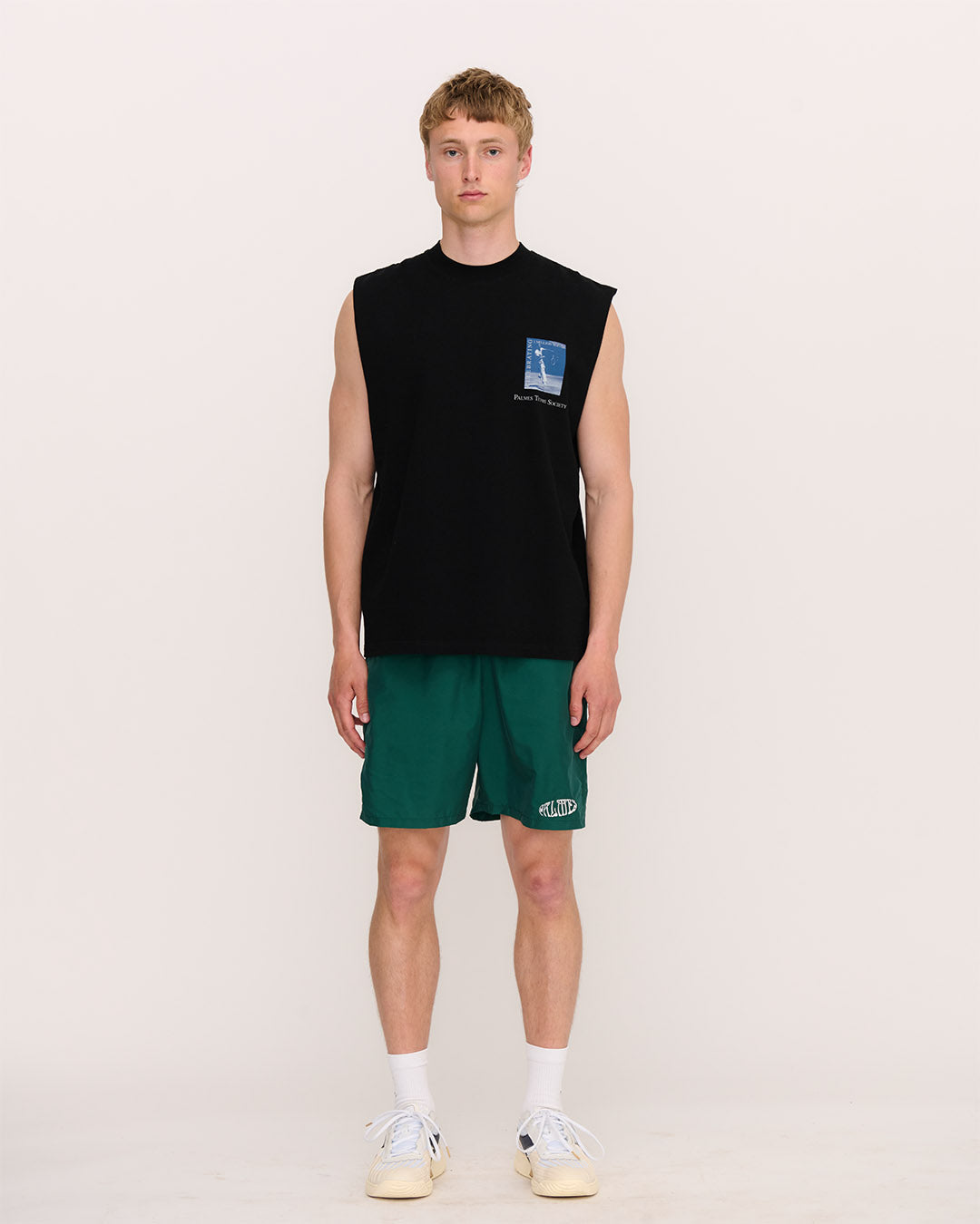 Palmes Celebration Sleeveless T-Shirt | thegoodlife. UAE