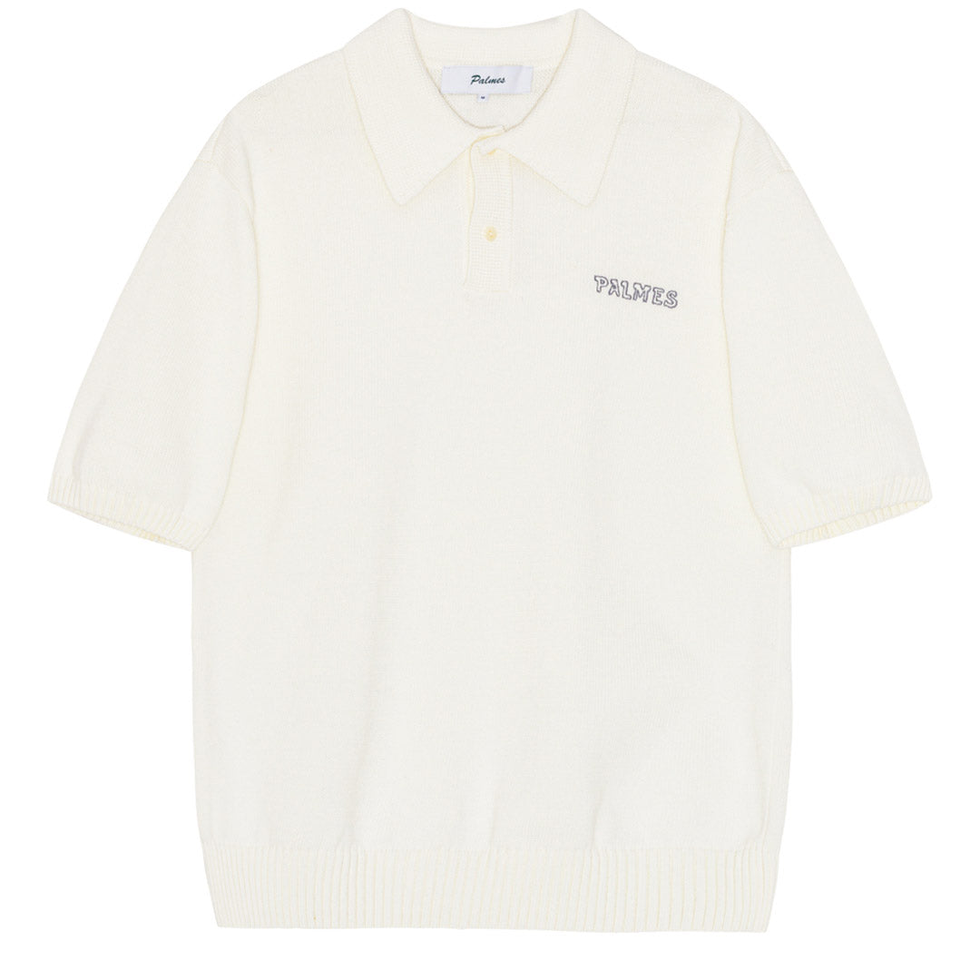 Palmes Cotton Knit Polo | thegoodlife. UAE