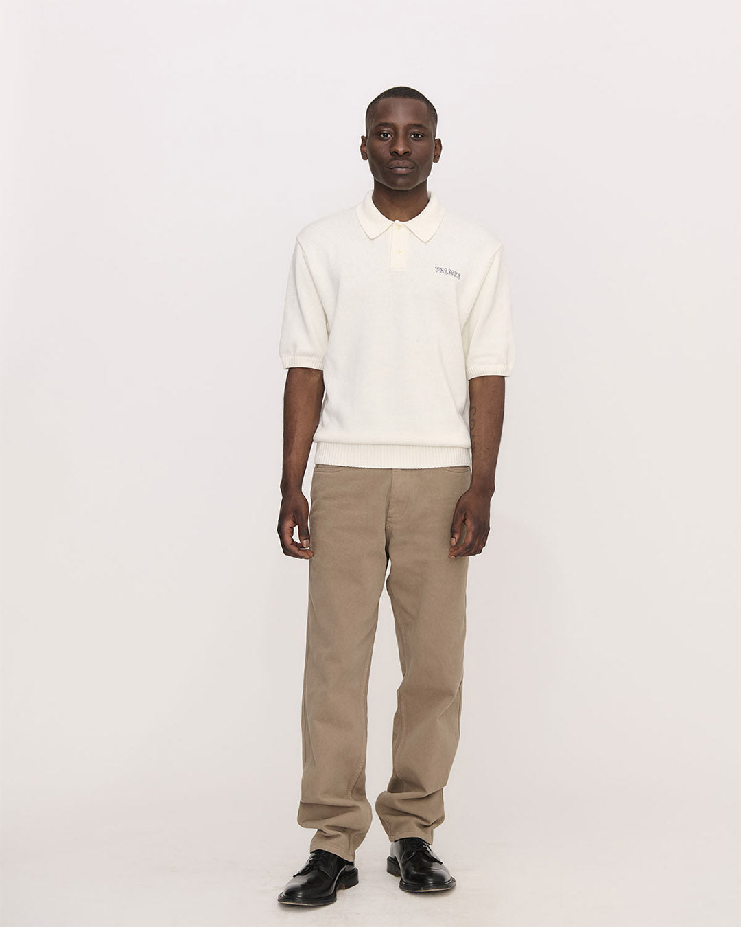 Palmes Cotton Knit Polo | thegoodlife. UAE