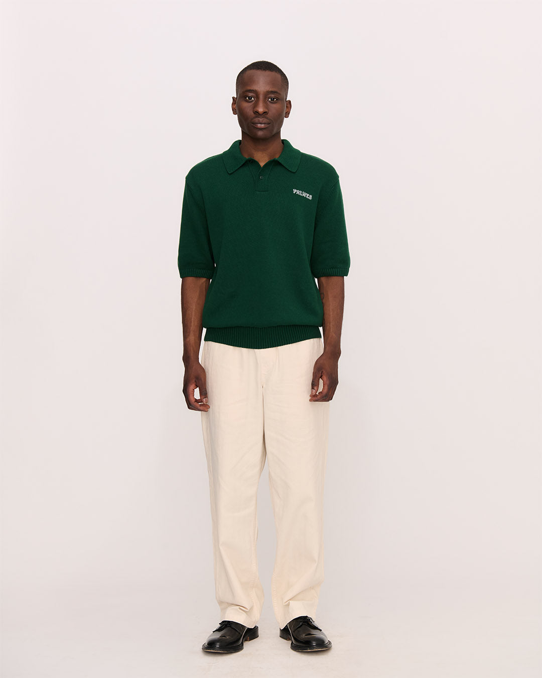 Palmes Cotton Knit Polo | thegoodlife. UAE