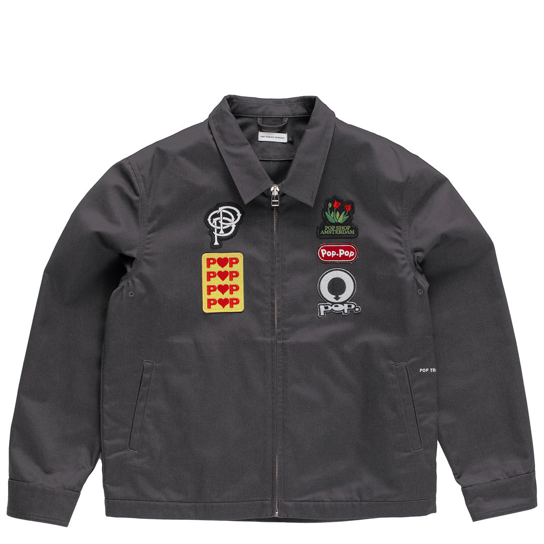 Pop Trading Company Full Zip Worker Jacket | thegoodlife. UAE