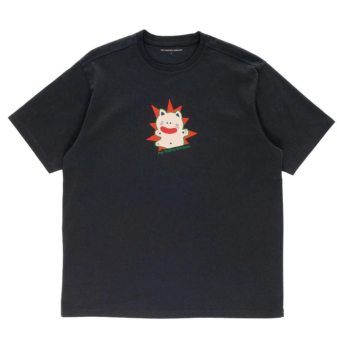 Pop Trading Company Fundation T-Shirt in Black for Men | thegoodlife.