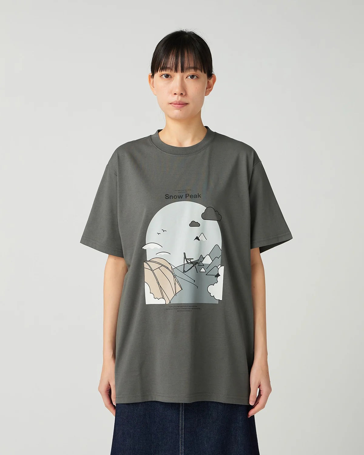 Snow Peak Camping Graphic T-Shirt | thegoodlife. UAE