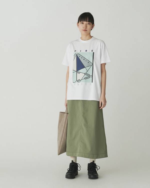 Snow Peak - Fireplace T-Shirt - T-Shirt - thegoodlife.
