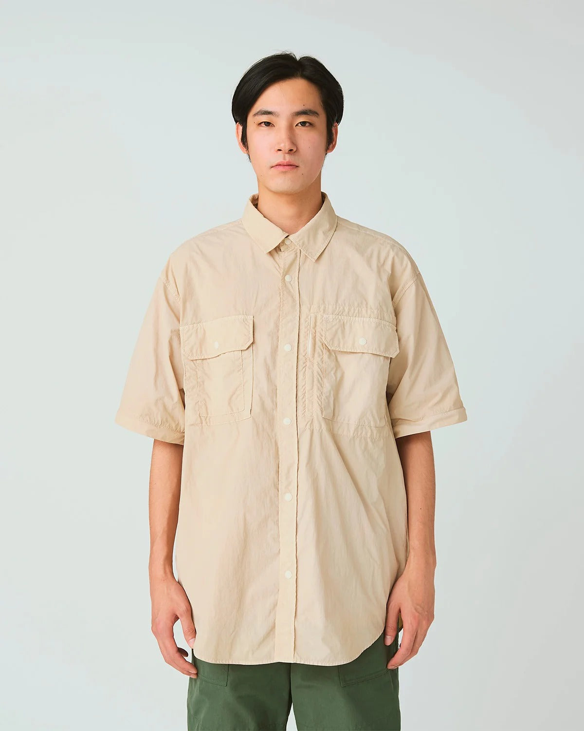 Snow Peak Garment Dyed Convertible Shirt | thegoodlife. UAE