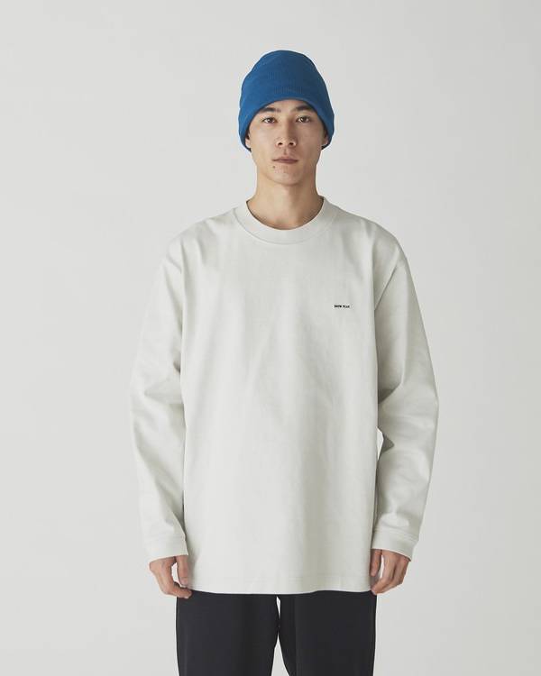 Snow Peak - Heavy Cotton Border LS T-Shirt - LS T-Shirt - thegoodlife.
