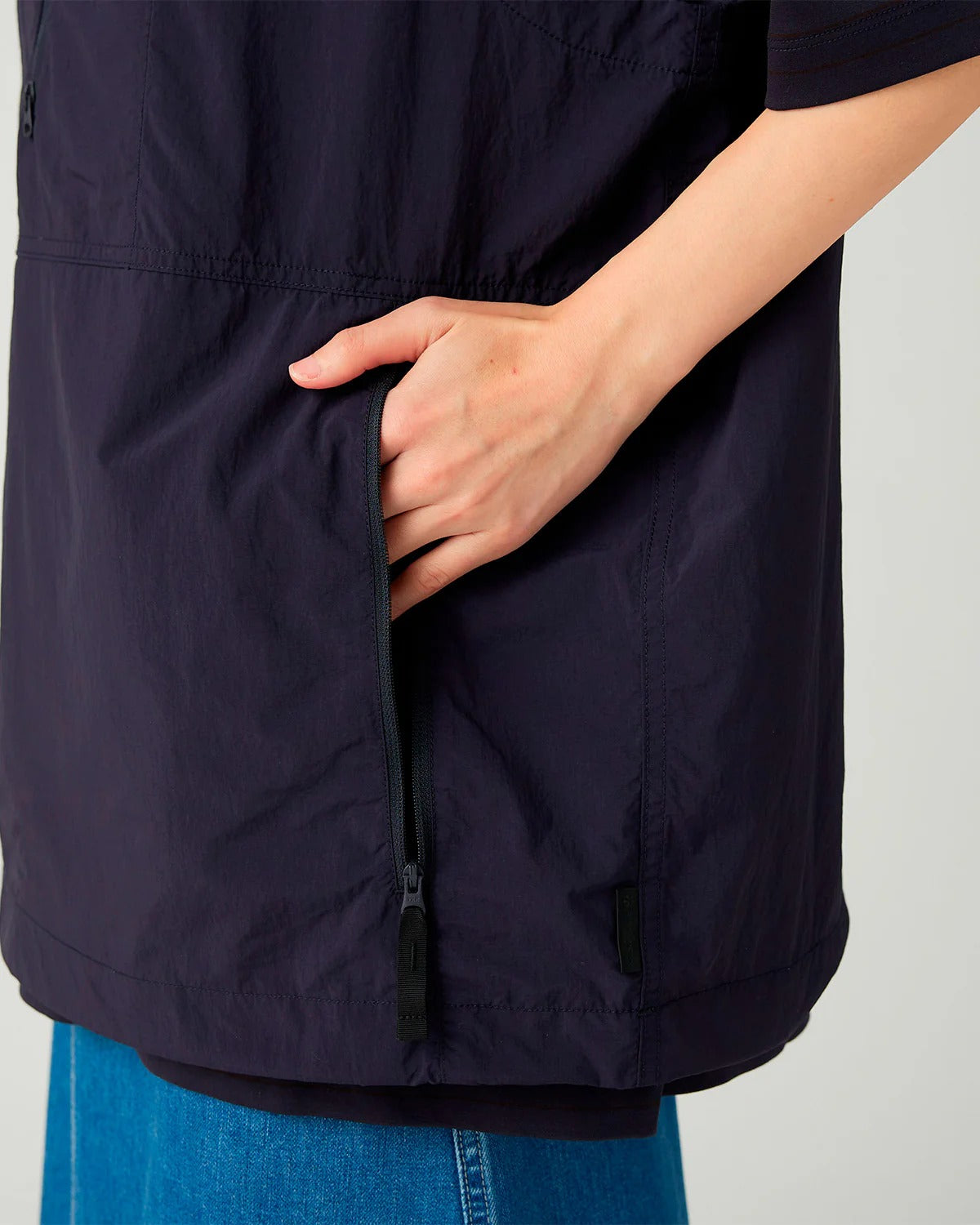 Nylon Tussah Utility Storage Vest