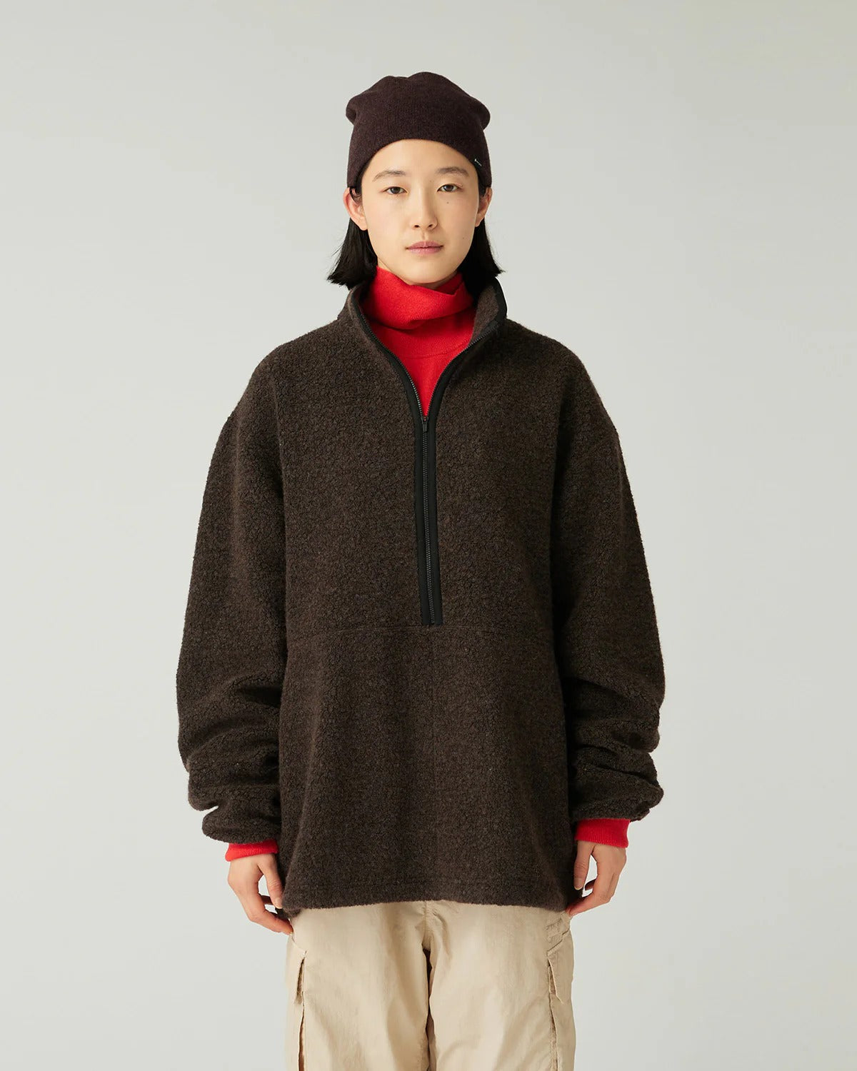 Recycled Wool Boa Pullover