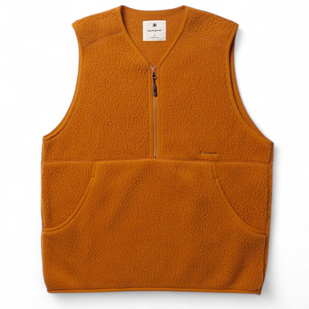 Snow Peak Thermal Boa Fleece Vest Orange Unisex