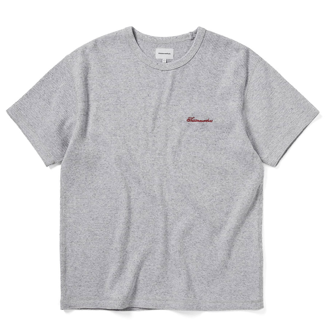 thisisneverthat Waffle Tee - Heather Grey - Men | thegoodlife.