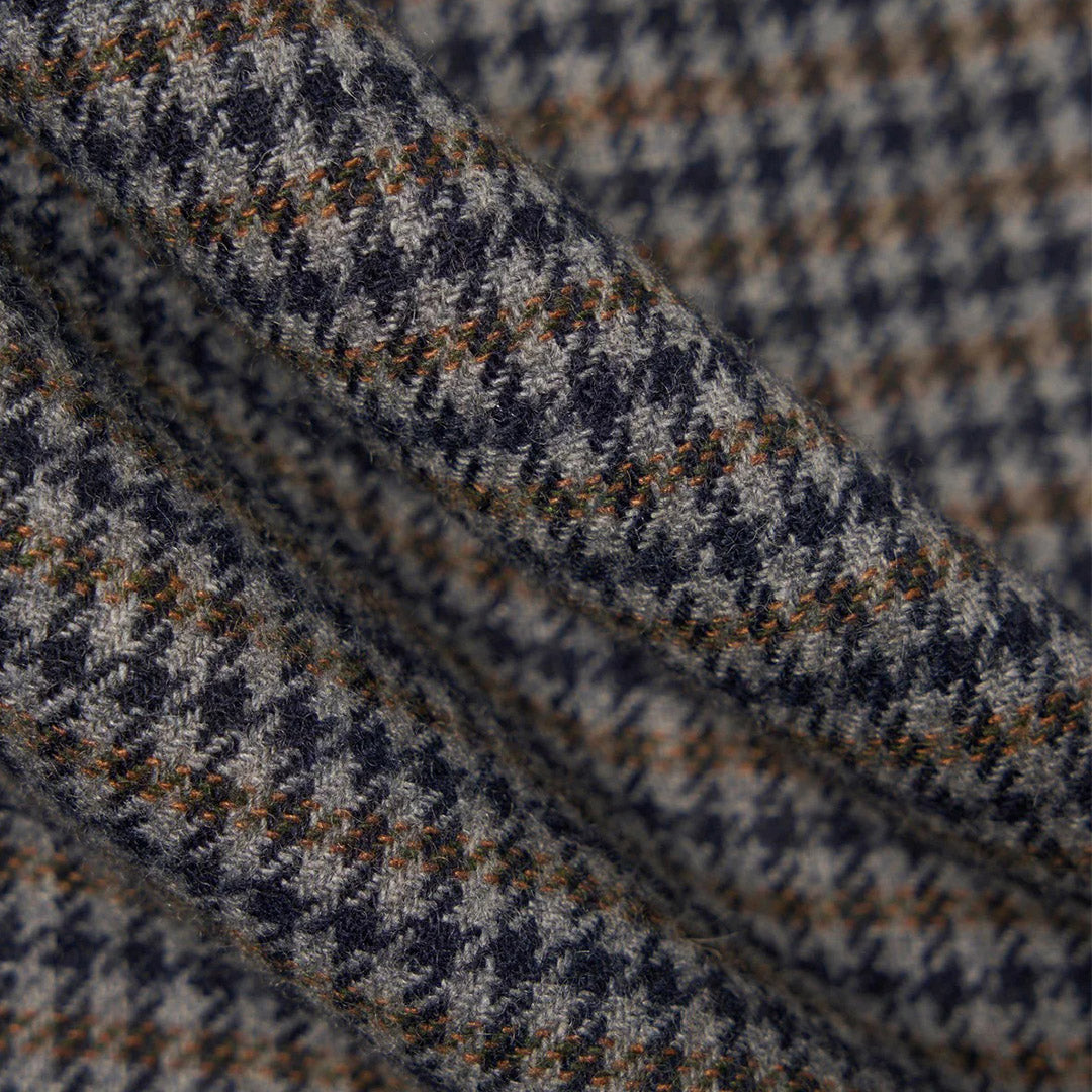 Universal Works Charcoal Houndstooth Wool Mix Oxford Pant | thegoodlife. UAE