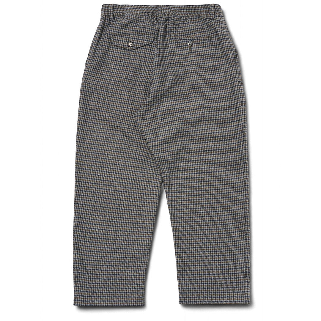 Universal Works Charcoal Houndstooth Wool Mix Oxford Pant | thegoodlife. UAE