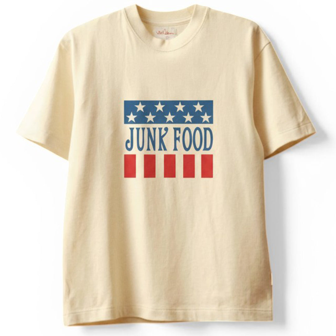 Verlan Junk Food T-Shirt in Off white for Men | thegoodlife.