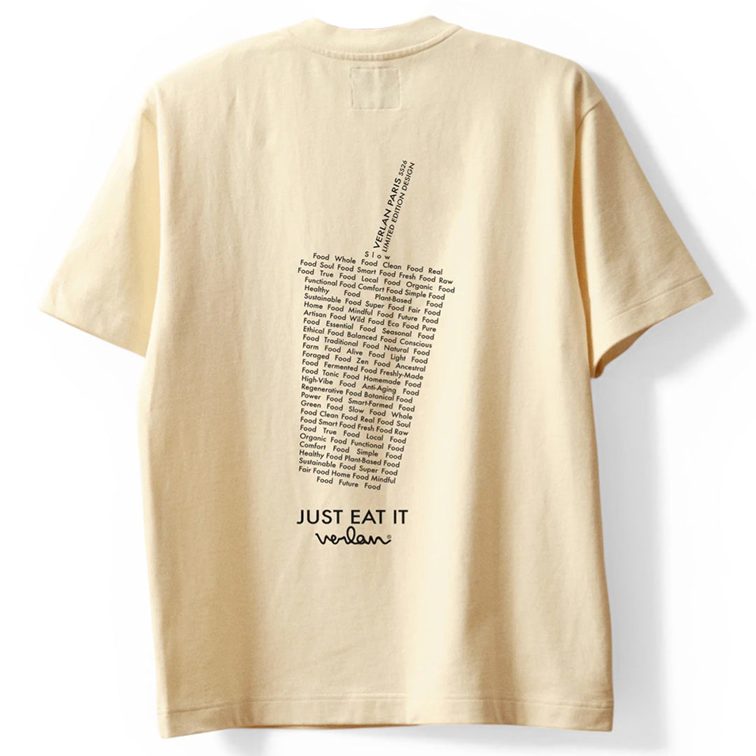 Verlan Junk Food T-Shirt in Off white for Men | thegoodlife.